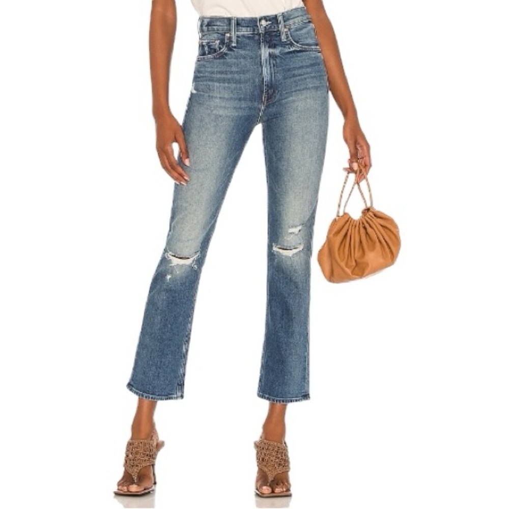 MOTHER SUPERIOR Jeans High Waisted Rider Ankle Blue Size 25